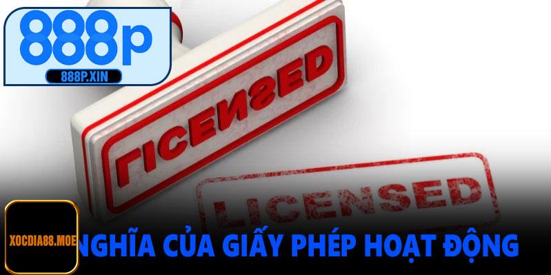 Ý Nghĩa Của Giấy Phép